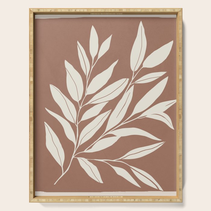 Mocha Branching Simplicity Serving Tray Gallery Image 1