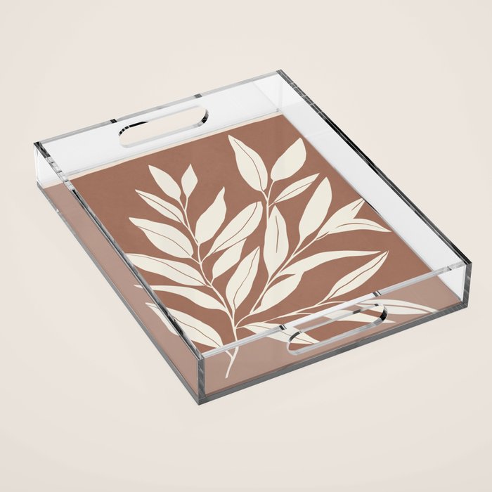Mocha Branching Simplicity Acrylic Tray Gallery Image 1