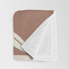 Mocha Branching Simplicity Throw Blanket Gallery Image 3