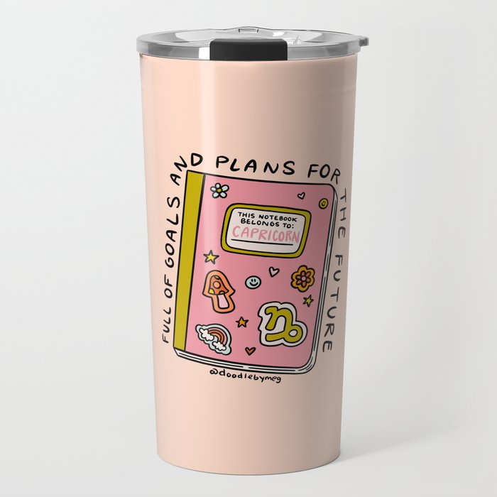 Capricorn Notebook Travel Mug Gallery Image 1