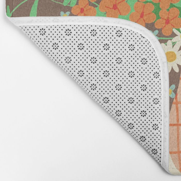 Meadow flowers bouquet Bath Mat Gallery Image 2
