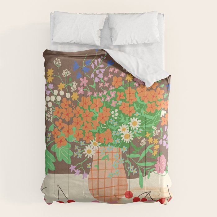 Meadow flowers bouquet Comforter Gallery Image 1