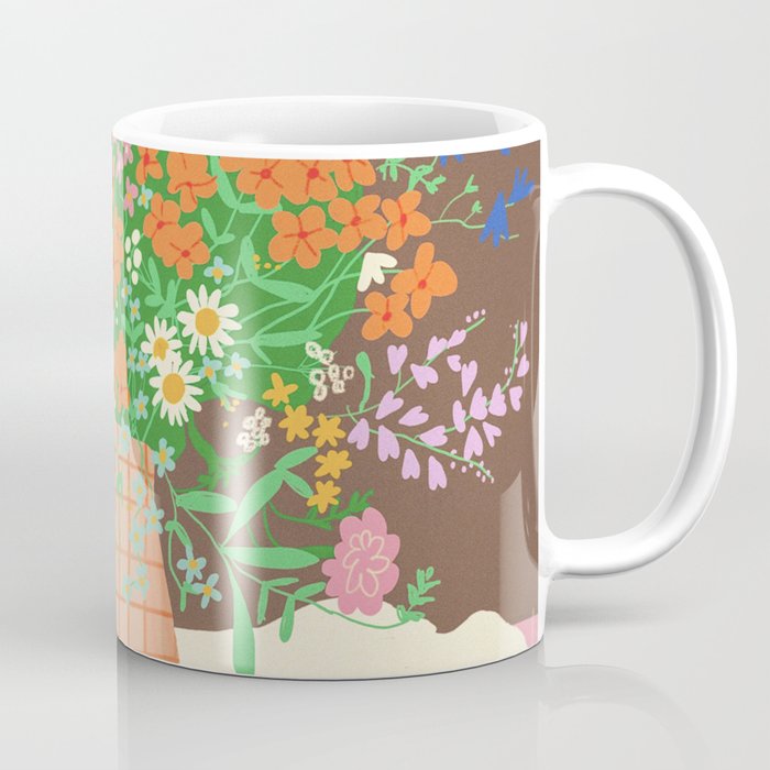 Meadow flowers bouquet Coffee Mug Gallery Image 1