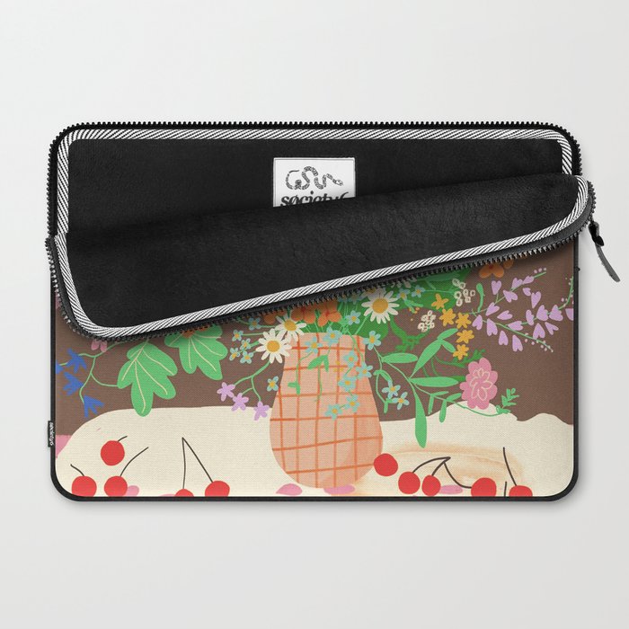 Meadow flowers bouquet Laptop Sleeve Gallery Image 2