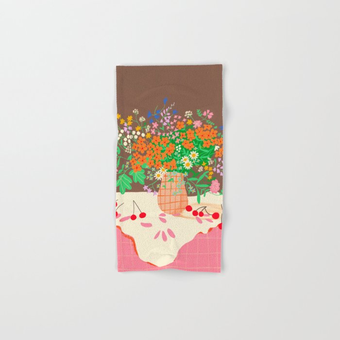 Meadow flowers bouquet Towels Gallery Image 1