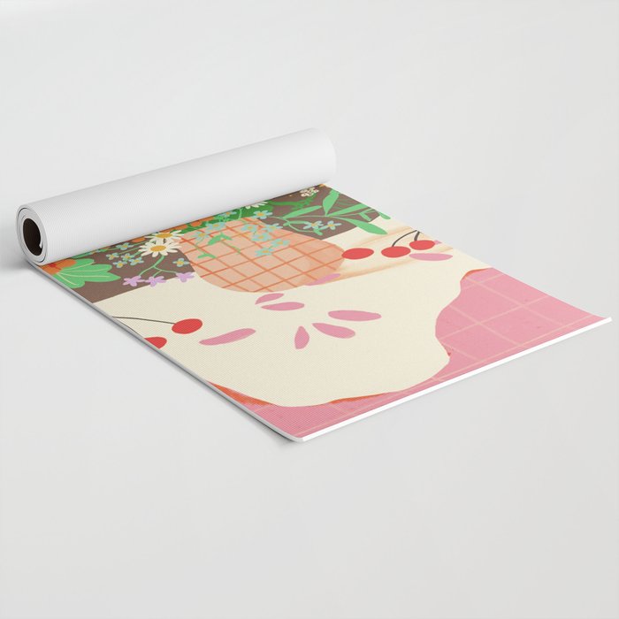 Meadow flowers bouquet Yoga Mat Gallery Image 2