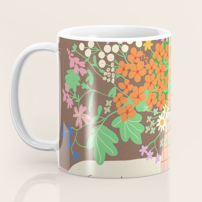 Meadow flowers bouquet Coffee Mug Gallery Image 3
