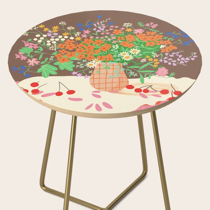 Meadow flowers bouquet Side Table Gallery Image 2