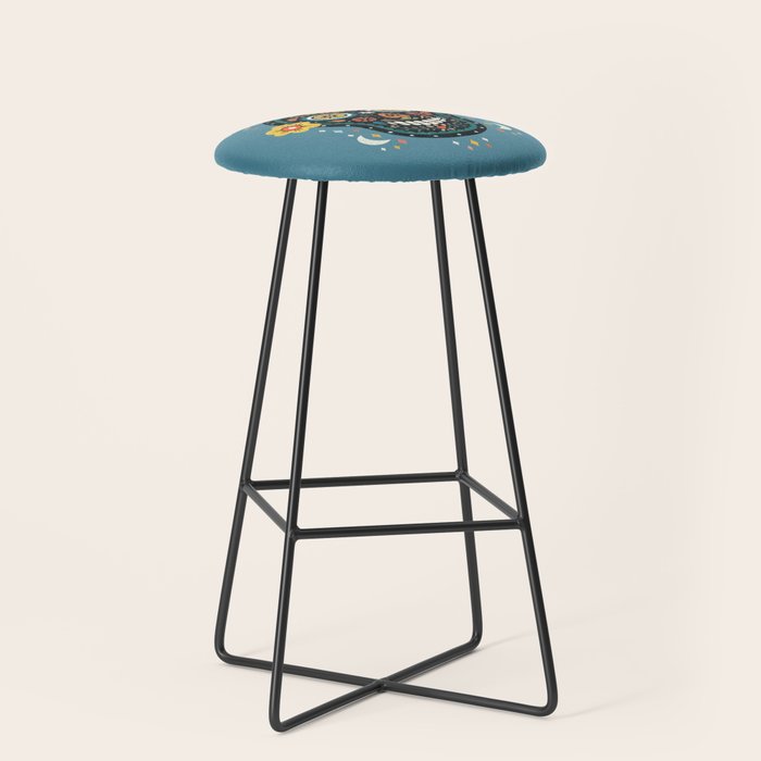 Happy Haunting | Day of Dead Skull Stool Gallery Image 1