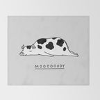 Moooooody Throw Blanket Gallery Image 2