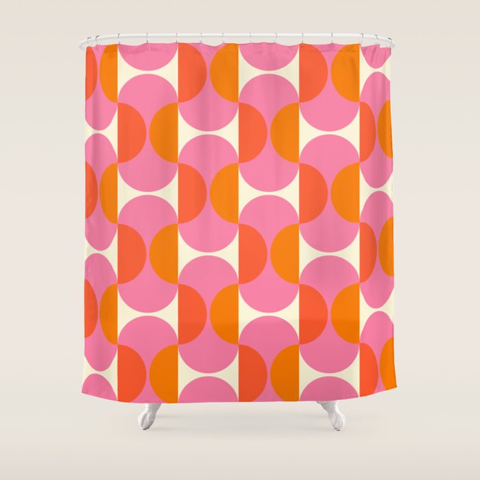 Retro Capsule Sixties Wall Mural Shower Curtain Gallery Image 1