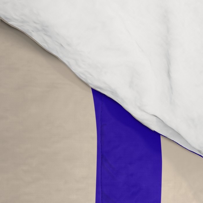 Modern Liquid Swirl Abstract Pattern Square in Cobalt Blue Comforter Gallery Image 4