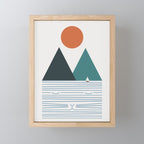 Cat Landscape 9 Mini Art Print Gallery Image 1