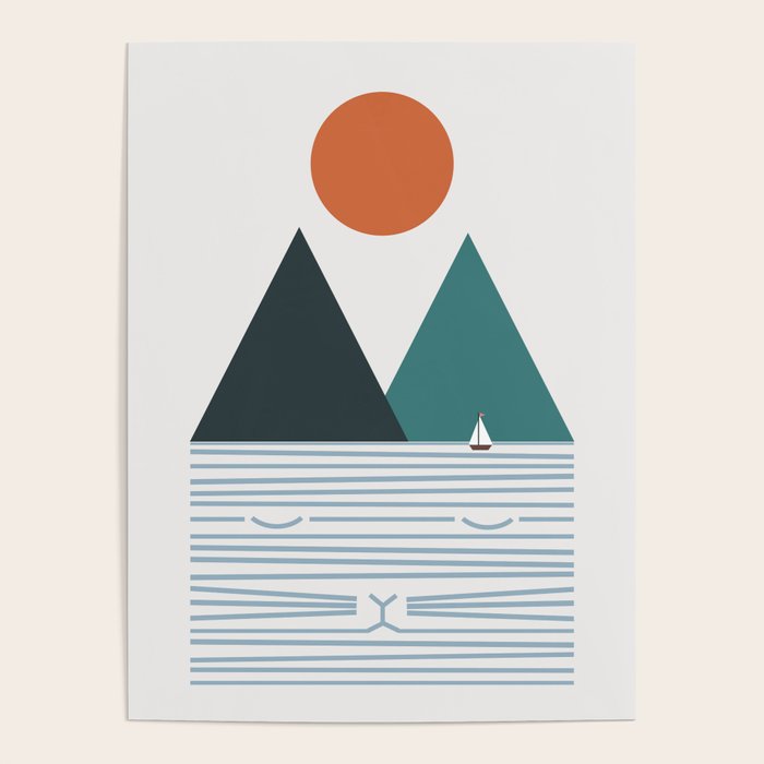 Cat Landscape 9 Poster Gallery Image 4