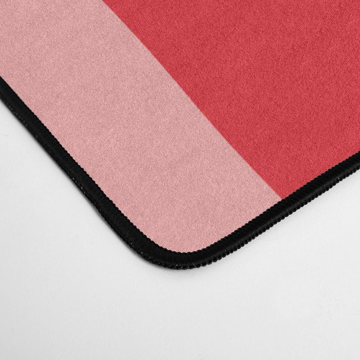 Hand Drawn Checkerboard Pattern (red/pink) Desk Mat Gallery Image 4