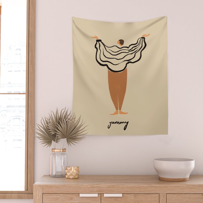 Y for Yummy Wall Tapestry Gallery Image 2