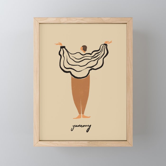 Y for Yummy Mini Art Print Gallery Image 1