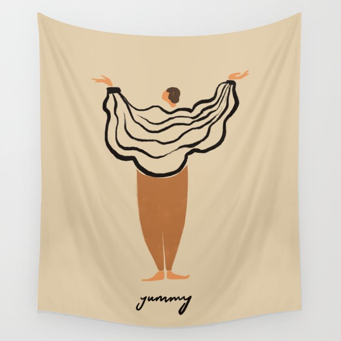 Y for Yummy Wall Tapestry Gallery Image 4