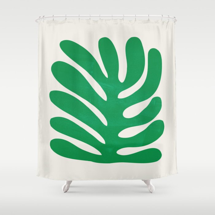 Shamrock: Matisse Color Paper Cutouts 02 Shower Curtain Gallery Image 1