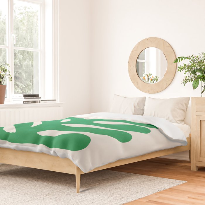 Shamrock: Matisse Color Paper Cutouts 02 Duvet Cover Gallery Image 2