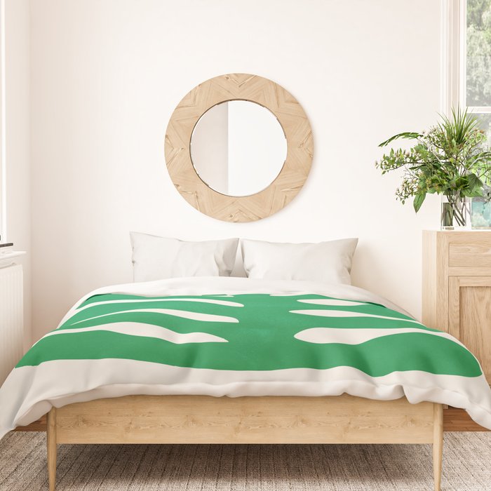 Shamrock: Matisse Color Paper Cutouts 02 Duvet Cover Gallery Image 3