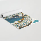 Summer Indigo Garden Yoga Mat Gallery Image 2