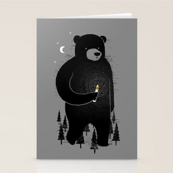 Lost in the wood Stationery Card Gallery Image 2