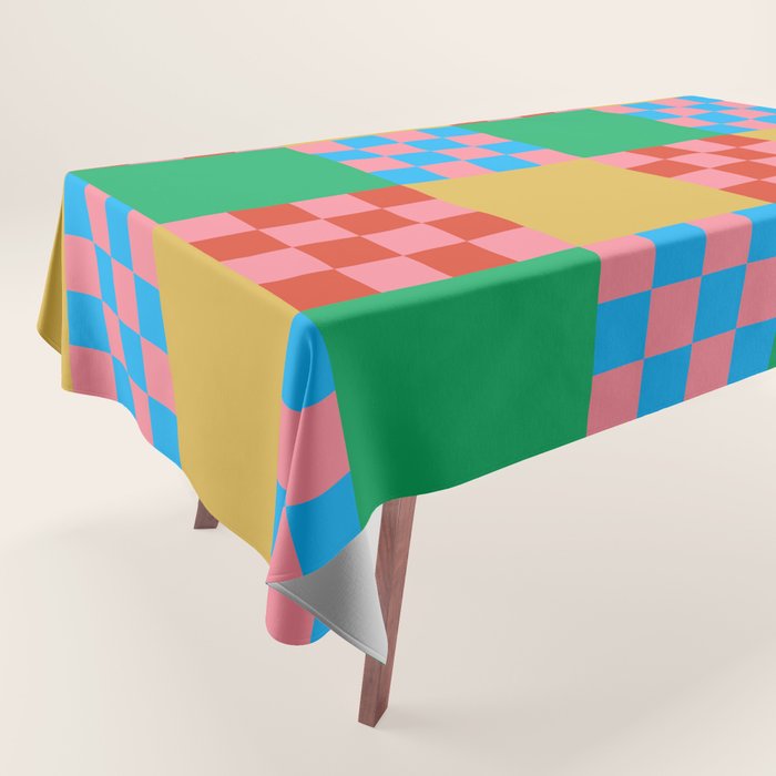 Cubist Illusion Tablecloth Gallery Image 1