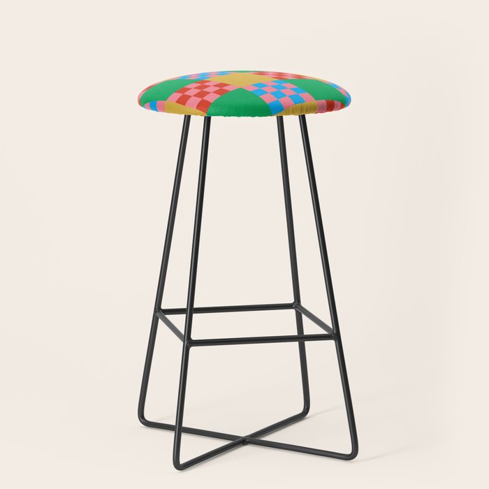 Cubist Illusion Stool Gallery Image 1