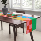 Cubist Illusion Table Runner Gallery Image 2