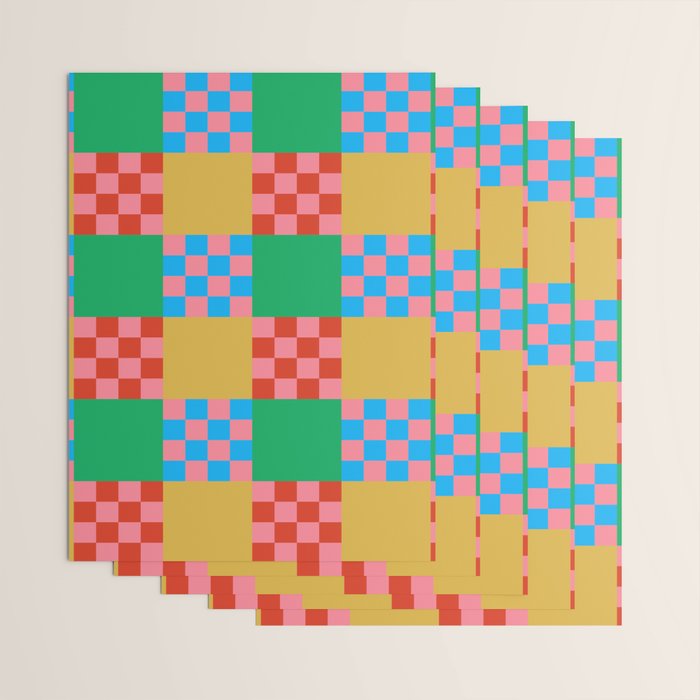 Cubist Illusion Wrapping Paper Gallery Image 3