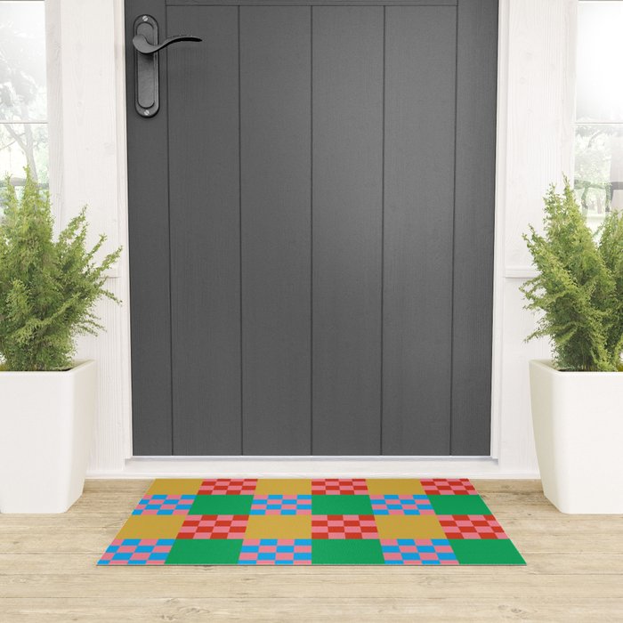 Cubist Illusion Welcome Mat Gallery Image 3