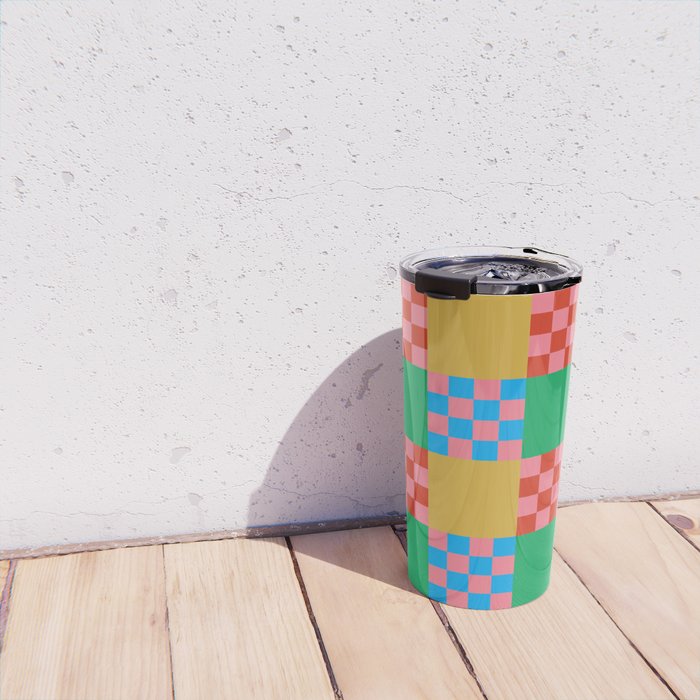 Cubist Illusion Travel Mug Gallery Image 4