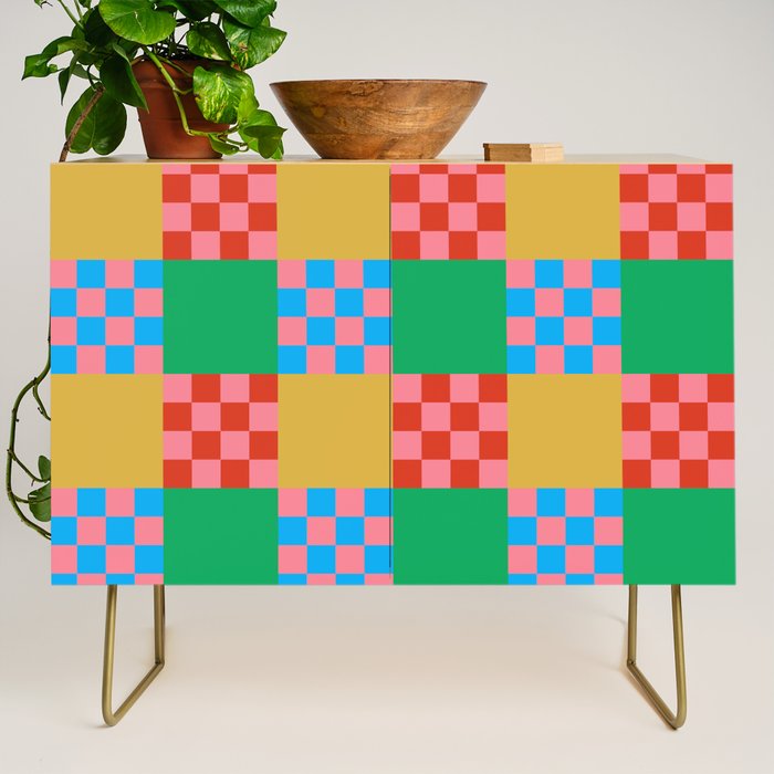 Cubist Illusion Credenza Gallery Image 1