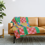 Cubist Illusion Throw Blanket Gallery Image 1
