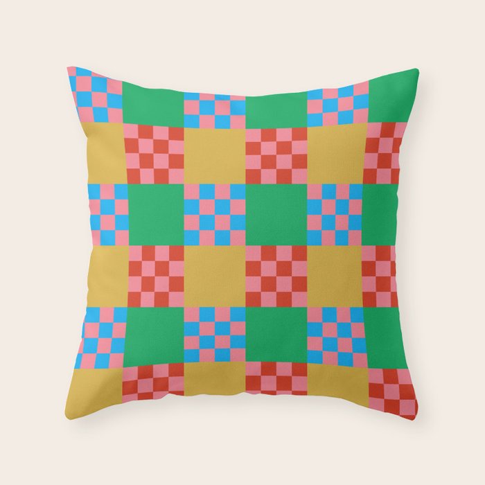 Cubist Illusion Throw Pillow Gallery Image 6