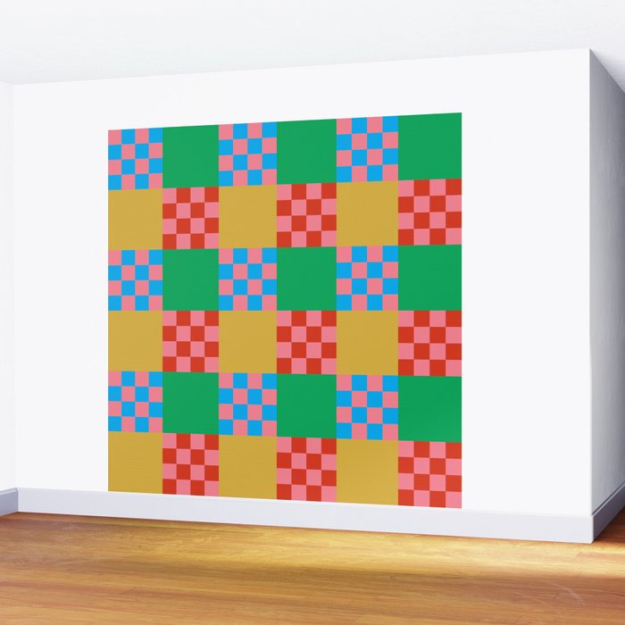 Cubist Illusion Wall Mural Gallery Image 2