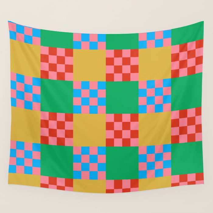 Cubist Illusion Wall Tapestry Gallery Image 1
