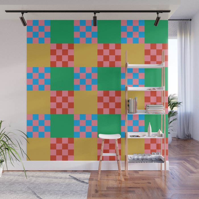 Cubist Illusion Wall Mural Gallery Image 1