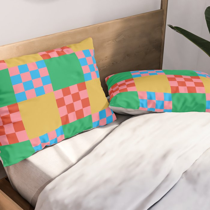 Cubist Illusion Pillow Sham Gallery Image 2