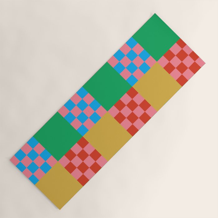 Cubist Illusion Yoga Mat Gallery Image 1