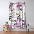 Purple flowers Window Curtain Gallery Image 5