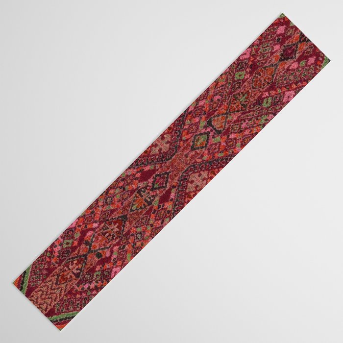 Vibrant Moroccan Kilim Pattern Table Runner Gallery Image 3