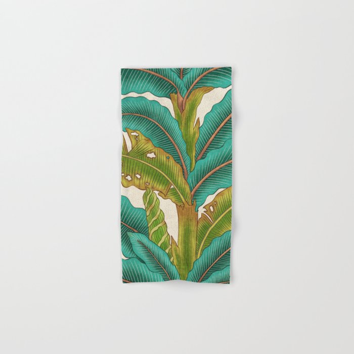 PlantainTree A : Minhwa-Korean traditional/folk art Bath Towel Gallery Image 1