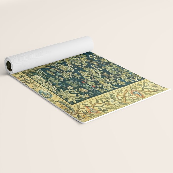William Morris Tree Of Life Yoga Mat Gallery Image 2