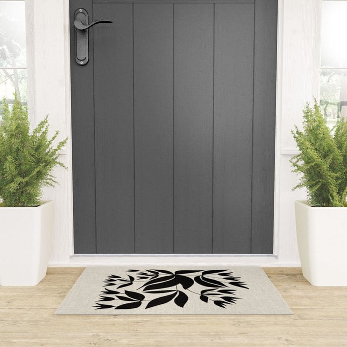 Vining Bell Flower Welcome Mat Gallery Image 3