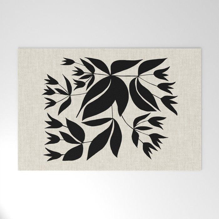 Vining Bell Flower Welcome Mat Gallery Image 1