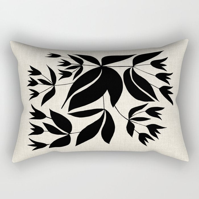 Vining Bell Flower Rectangular Pillow Gallery Image 2