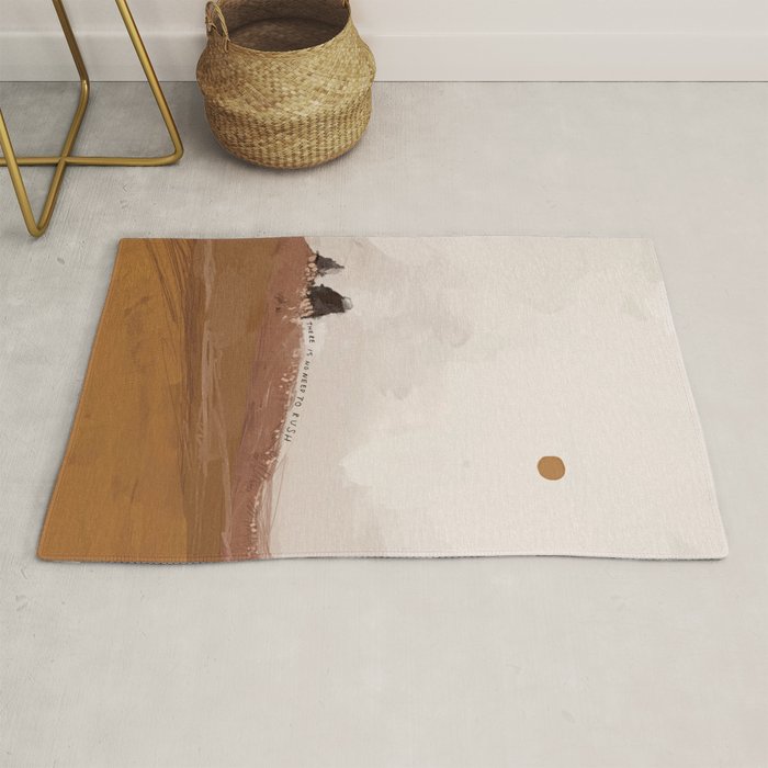 There Is No Need To Rush Rug Gallery Image 1
