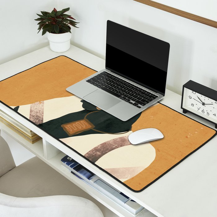 African Woman Desk Mat Gallery Image 2